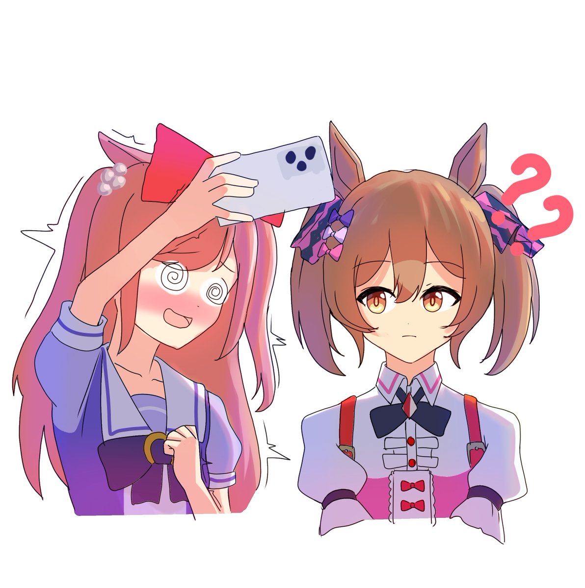 Yuusenpai69's tweet photo. Nervous Digitan
#ウマ娘 #umamusume https://t.co/VNUKIB0Y2E