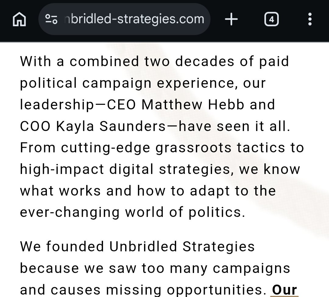 SpoonForIdaho's tweet photo. Yes, that's correct.

@Achilles4Idaho, the de facto DEMOCRAT nominee for US Senate for Idaho, has paid $20K to Unbridled Strategies and another $4,900 directly to Matthew Hebb, CEO of Unbridled Strategies. Hebb is a *REPUBLICAN* Precinct Committeeman in the @ADAGOPCC. PC 19-09. https://t.co/QUIkX64uxG