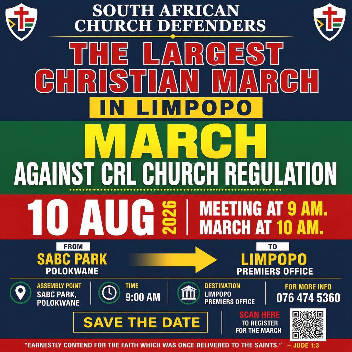 thabelo_matimbi's tweet photo. Did you know the CRL has attempted this before? Proposals for state oversight of churches have been previously rejected due to constitutional flaws. Reviving rejected regulation frameworks undermines lawful consultative processes.  #handsoffthechurch https://t.co/2Dr4weA0qM