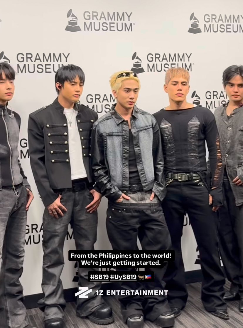 krstnrrae's tweet photo. THE THEME LITERALLY IS GRAMMY 🖤🤍

//igs: officialSB19

SB19 GRAMMY MUSEUM LA
@SB19Official #SB19
#SB19GRAMMYGlobalSpinLive https://t.co/33WzEmbRZg