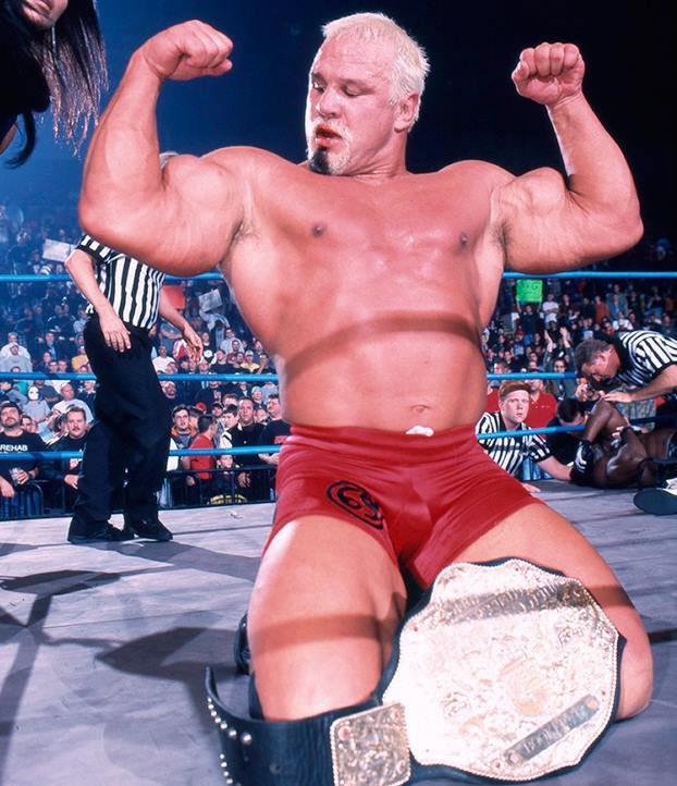 FadeAwayMedia's tweet photo. Happy 64th birthday to the legendary genetic freak, Scott Steiner. 

💪🏼 https://t.co/Uk3iBqT7Gp