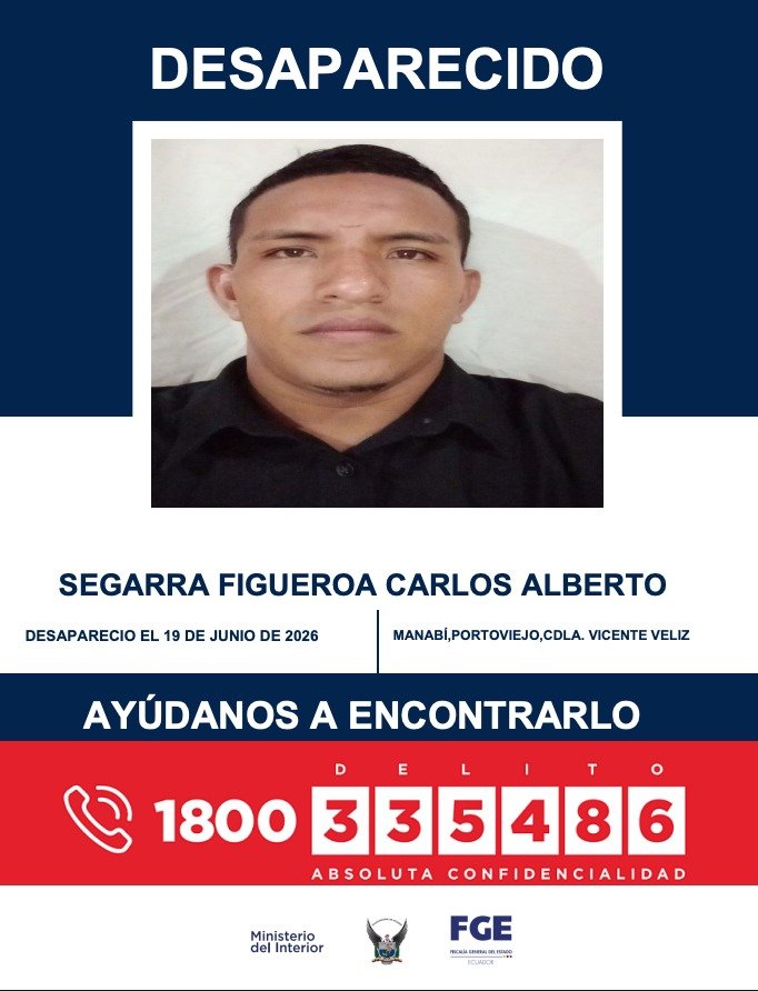 lahistoriaec's tweet photo. La casa del terror. Dos de los cuatro cuerpos hallados enterrados en los exteriores de una vivienda en Portoviejo, #Manabí, ya fueron identificados tras los resultados de los exámenes del Centro Forense y la colaboración de familiares. Se trata de Carlos Alberto Segarra Figueroa, de 27 años, y Jessica Juleyka Pico Loor, de 29 años, una pareja que fue vista por última vez el 19 de junio en la Ciudadela Vicente Véliz, de la capital provincial. Estaban reportados como desaparecidos.
Vía @mmendozabelen