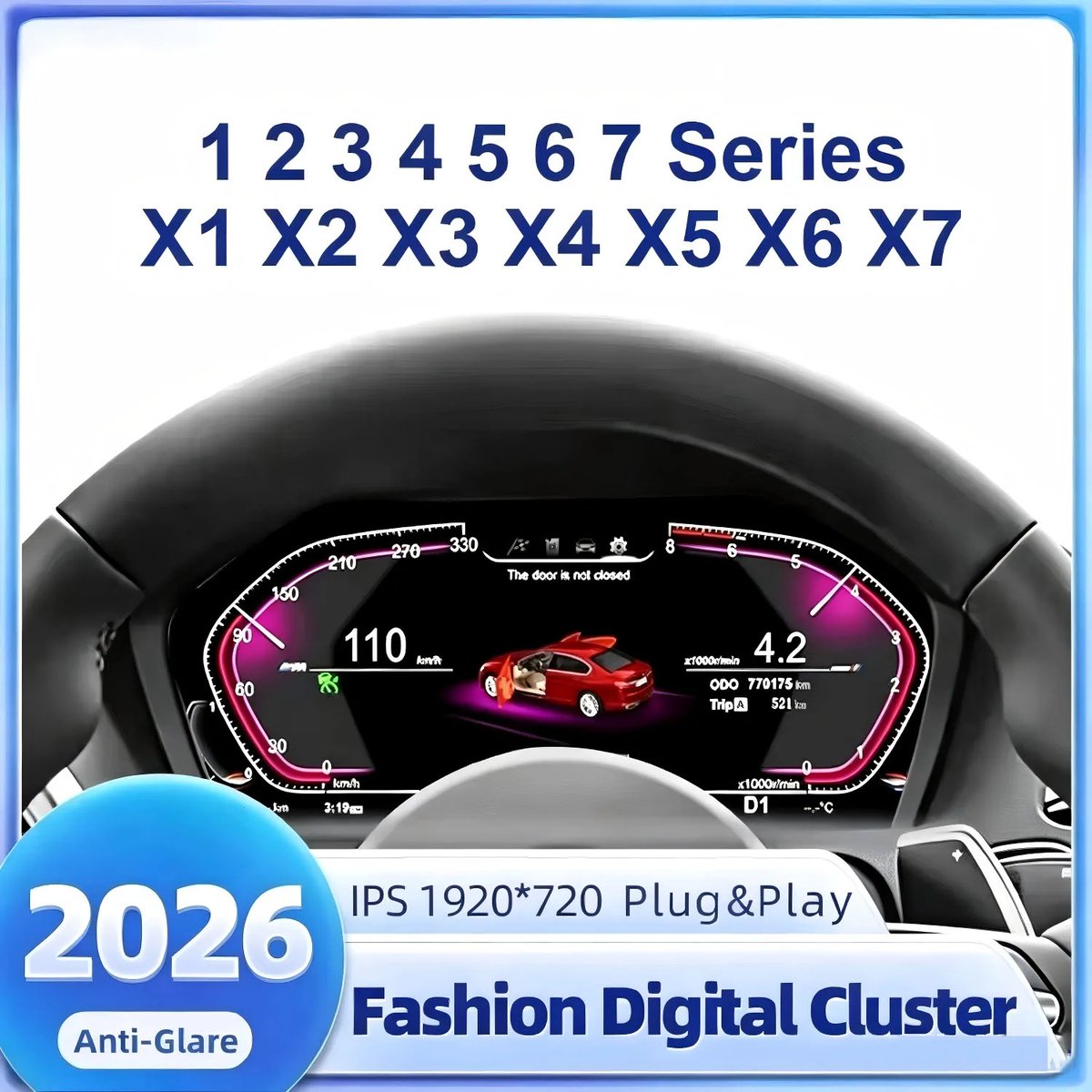 speedmart44's tweet photo. LCD Dashboard for BMW E90 E70 E71 E60 E81 E87 F10 F20 F30 F32 F06 E84 F48 E83 F25 F26 F15 Speedometer Digital Display🔥 

Buy Link: https://t.co/eaj9fkYVp7 https://t.co/nipIjXDs9Z