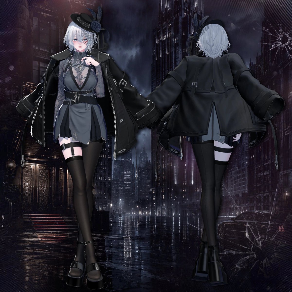 edenoasis_jp's tweet photo. ✨『The Mafia Widow』モデルLOOKBOOK✨

どのモデルが着ても、
まったく違う表情を見せてくれるのが The Mafia Widow の魅力です🖤

👑 クールで気高い雰囲気
🌹 ダークでミステリアスな存在感
❄️ 儚く美しいホワイトカラー
🖤 シックで圧倒的なブラックスタイル

同じ衣装でも、あなたのアバターらしさを最大限に引き出します。

今回ご紹介しているモデルの皆様のように、
髪型・カラー・アクセサリーの組み合わせ次第で、
“自分��けのThe Mafia Widow” を楽しめます❤️

⏰ 発売記念SALE終了まであと2日！
🖤 Full Set・Single Setともに期間限定価格で販売中！💕

気になっていた方は、このお得な機会をお見逃しなく❣️

BOOTH
🔗 https://t.co/fOL1SaRvER

-