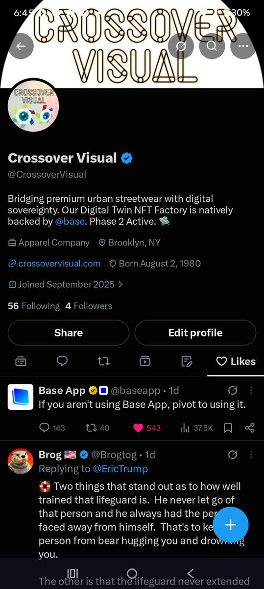 CrossoverVisual tweet picture