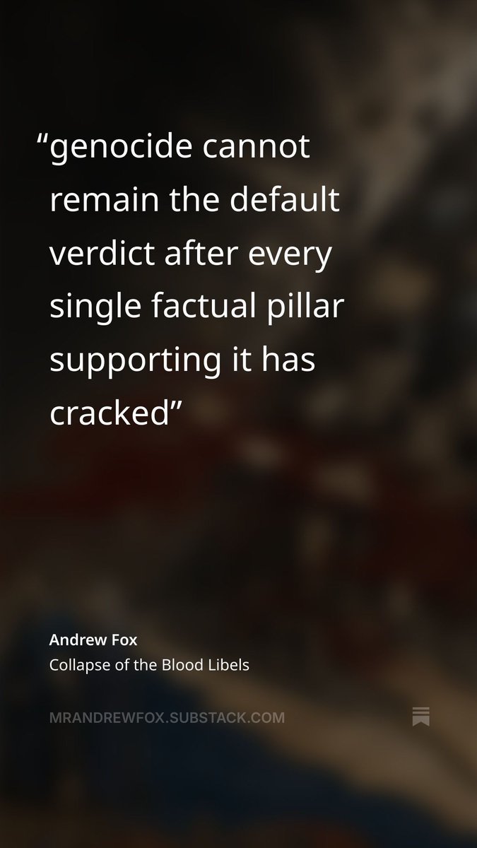 Mr_Andrew_Fox's tweet photo. It should be a global outrage. We now have more than enough evidence to rebut the allegations of starvation, deliberately targeting health workers, journalists, children, and the rest. The world’s media has been far slower to publish the evidence against than the allegations themselves. Utterly shameful. See the evidence:

https://t.co/8cSlT6UHob