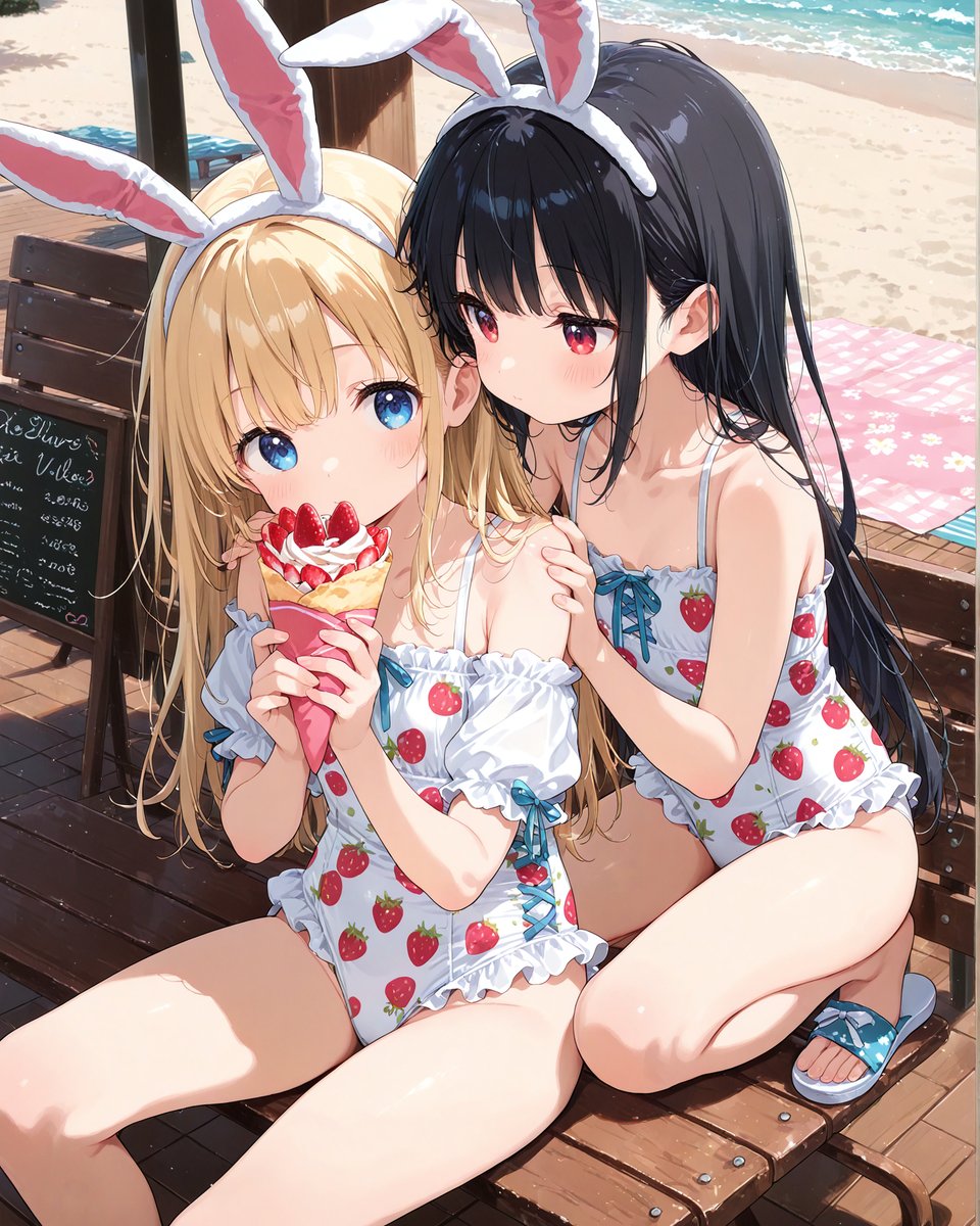 cheshaneko_sub's tweet photo. クレープの日
🍓🩱🩱🍓 https://t.co/GylVM99OZT