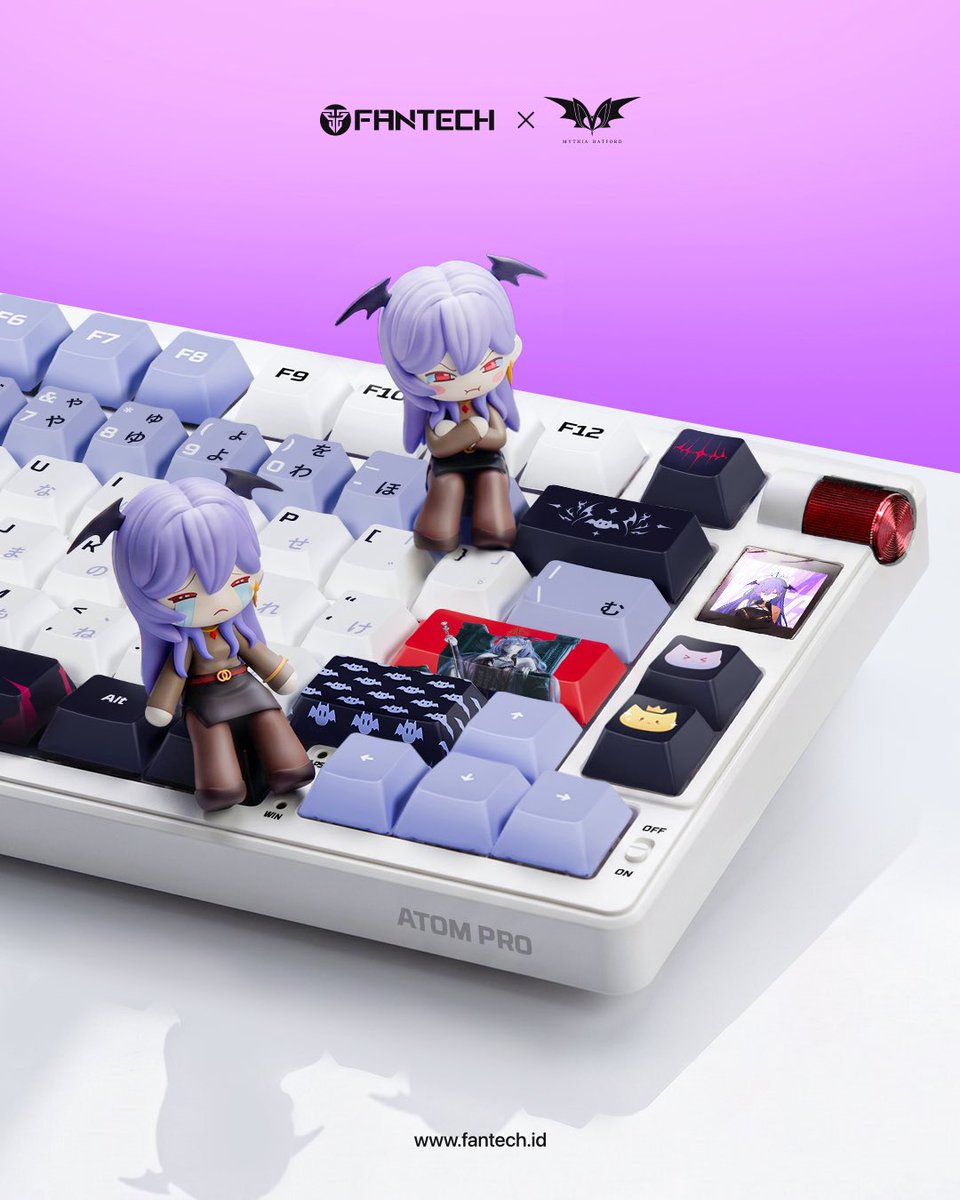 fantechid's tweet photo. Keyboard Kalian Siap Diambil Alih Mythia? 👀⌨️💜
@MythiaVTuber 

NOW AVAILABLE.

Buruan checkout sekarang di website Fantech sebelum kehabisan!

#fantechxmythia #mythiabatford #mythia #fantech #keycaps https://t.co/Zgx4CrUAUp