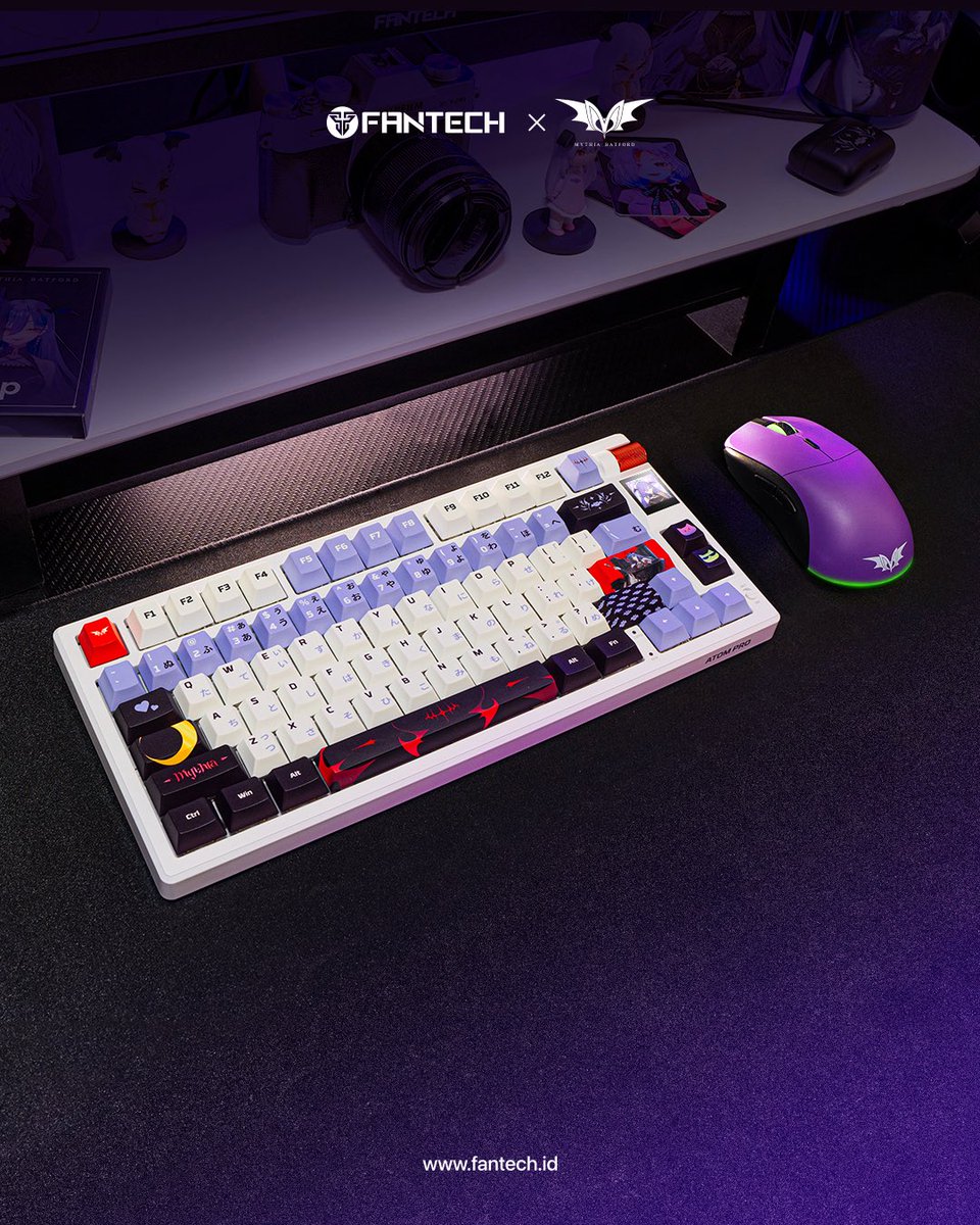 fantechid's tweet photo. Keyboard Kalian Siap Diambil Alih Mythia? 👀⌨️💜
@MythiaVTuber 

NOW AVAILABLE.

Buruan checkout sekarang di website Fantech sebelum kehabisan!

#fantechxmythia #mythiabatford #mythia #fantech #keycaps https://t.co/Zgx4CrUAUp