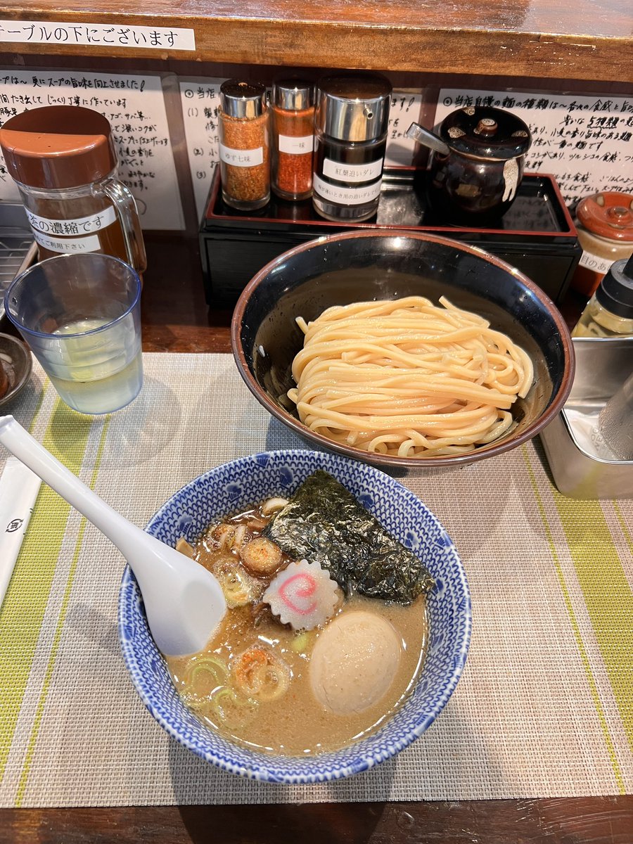 JL1DEE's tweet photo. 今日はつけ麺 https://t.co/fOhAKC7nLT