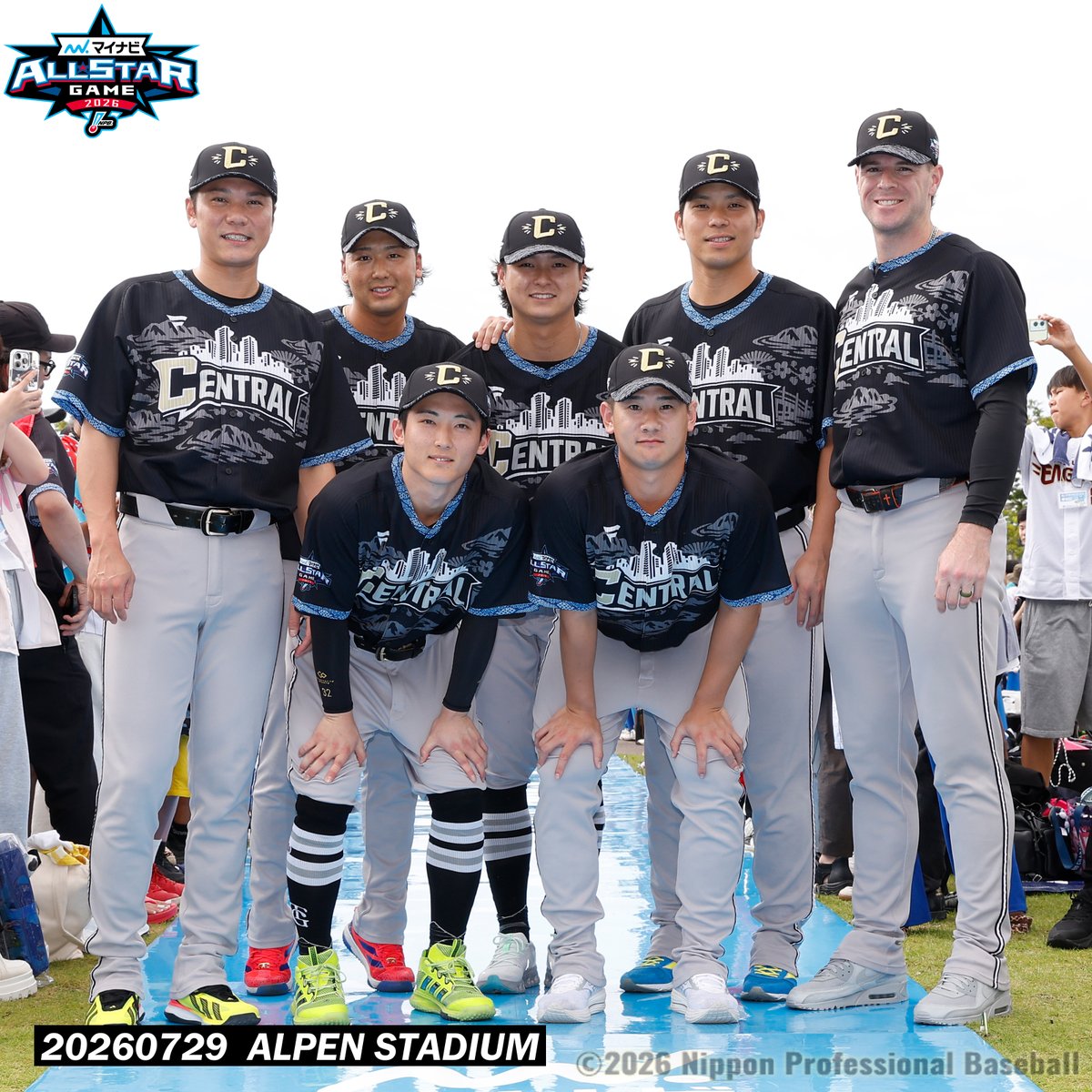 npb's tweet photo. #マイナビオールスターゲーム2026

#浦田俊輔 #井上温大 #坂本勇人 #船迫大雅 #田中瑛斗 #大城卓三 #キャベッジ

#giants
#NPB
#オールスターゲーム

instagramも始めました！
https://t.co/EG7jXG8V6c https://t.co/wewhhpmqd0