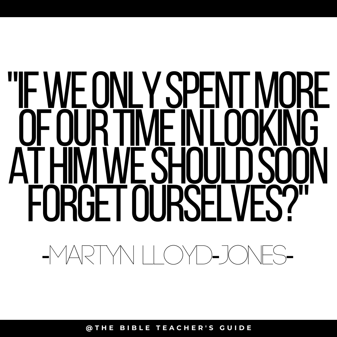 pgregbrown's tweet photo. π¨οΈ"If we only spent more of our time in looking at Him we should soon forget ourselves?"π¨οΈ
Martyn Lloyd-Jones
#thebibleteachersguide #biblestudy #bibleresources #spiritualformation #christianlife #christianinspiration #christianquote https://t.co/m3ZWU1iiwI