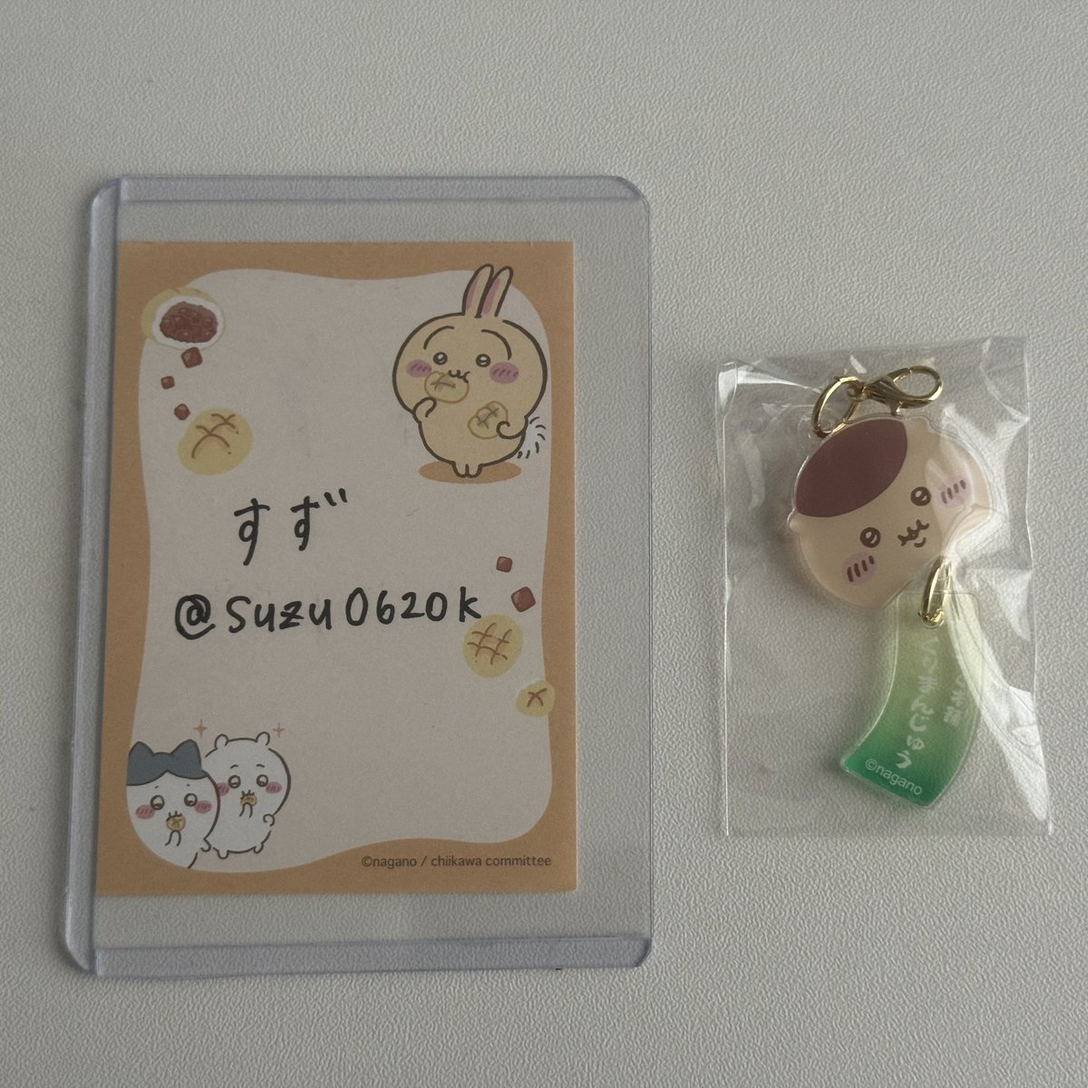 suzu0620k's tweet photo. @1
ちいかわ もぐもぐ本舗 風鈴になっちゃったアクリルチャーム
交換を探しています

【譲】くりまんじゅう
【求】ハチワレ＞うさぎ

◎都内手渡しのみ(平日夕方以降 池袋＞有楽町>東京 他山手線沿線希望)

◎お気軽にご連絡ください https://t.co/n1mr6EWI5S