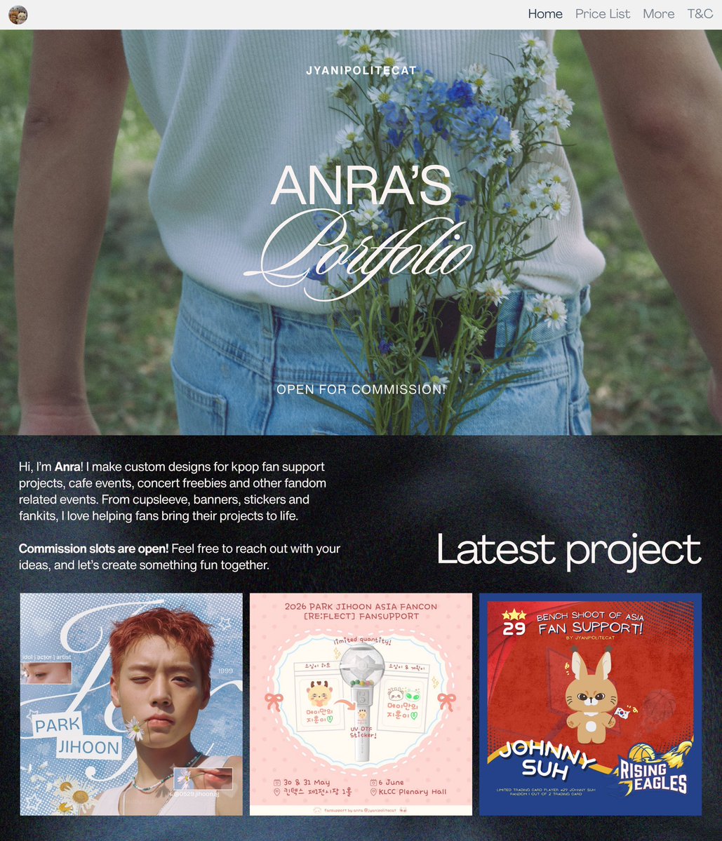 brndnuwu's tweet photo. [commissions are OPEN!] 𝜗𝜚⋆₊˚

https://t.co/wN14QQLF99

need designs for your concert freebies, fan support, cafe event or any kpop related project? ₊˚⊹ ᰔ 

take a look at my portfolio through the link, and feel free to DM me for more info! 💌📮

#pasarkpopmy #pasarkpop https://t.co/coY0W9MIeb