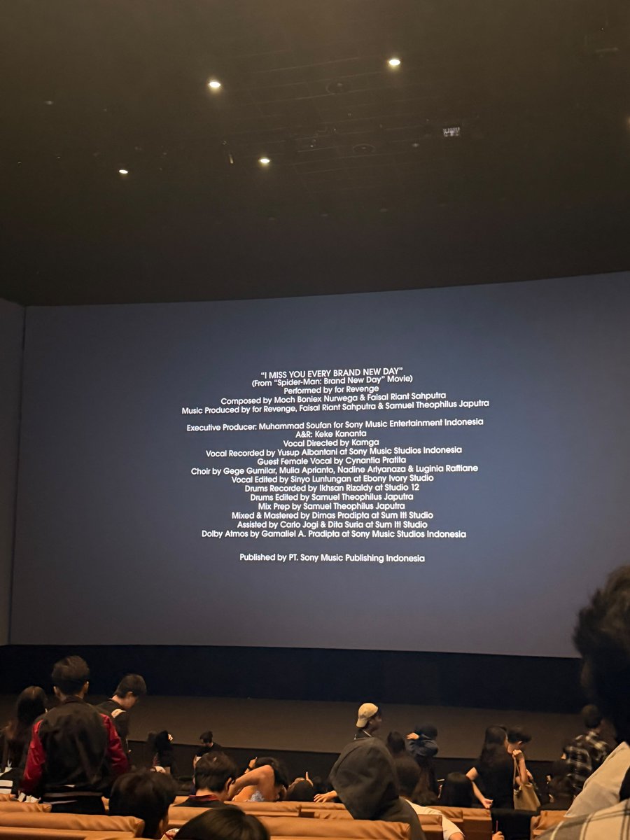 SiPalingMarvel's tweet photo. Ada yang udah dengerin lagu barunya For Revenge di film Spider-Man: Brand New Day? 👀 #SiPalingMarvel https://t.co/bIbnX9mRAW