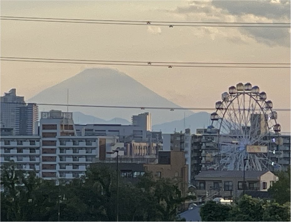 obomikun's tweet photo. 今日は父の命日。あの日から36年😢朝は雲に隠れてた富士山が帰りにクッキリ見えました〜素敵✨今夜はヤズーカのFatherを一緒に飲みます🥃 https://t.co/YyhmazsBfB