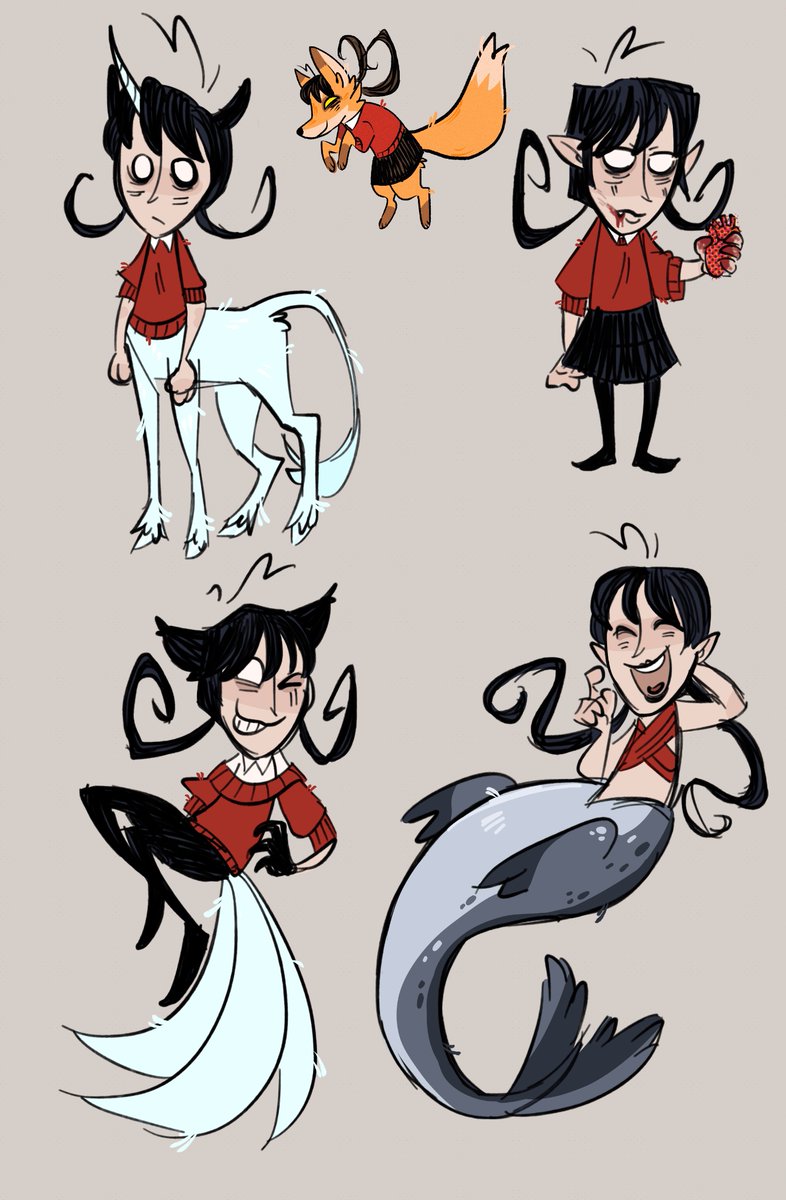 xolaanis's tweet photo. compilation of all the creature™ willows i’ve created or was requested to create ( was for an ask but i completely misread it ) https://t.co/C4uXV3gH9R
