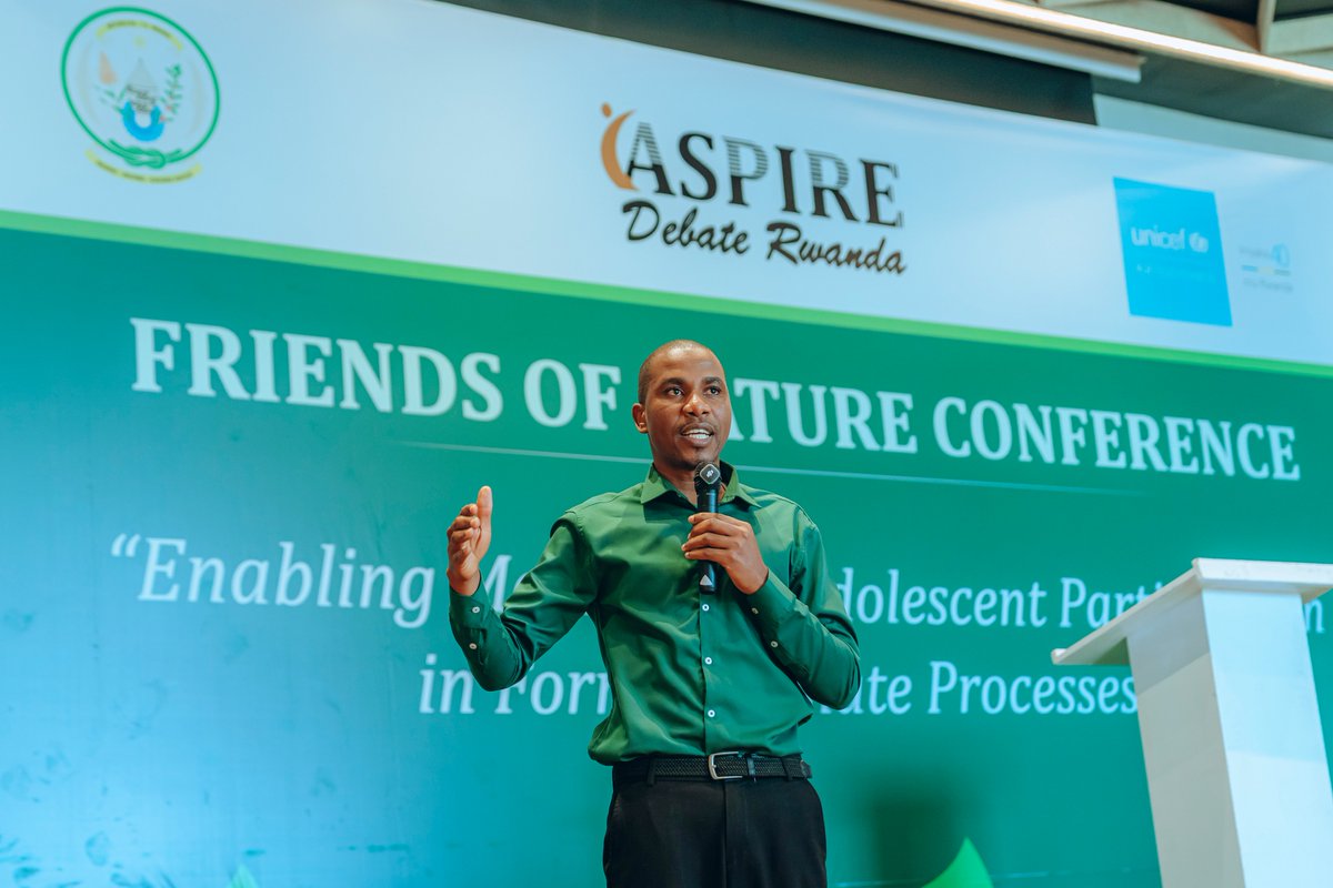 AspireDebateR's tweet photo. 🚨HAPPENING NOW🚨

The #FriendsOfNature Conference 2026 is live at Movenpick Hotel, Kigali.

Young voices. Institutional leaders. One conversation about climate.

Follow along🧵

#ADR #ClimateActionRwanda #YouthLead #Rwanda https://t.co/9u48JpawJ8