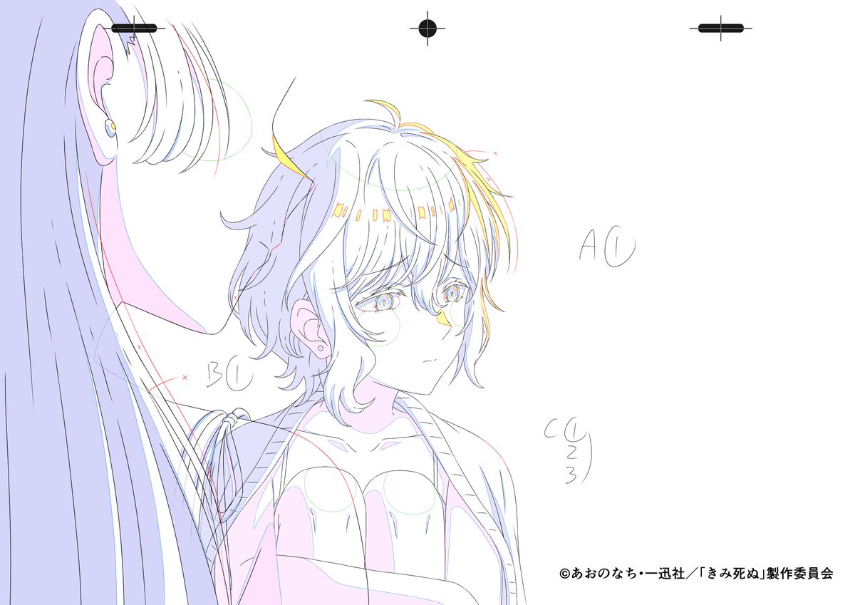 ThundraDrawings's tweet photo. そして4話の原画です～ (掲載許可済)
改めてありがとうございました！

#きみ死ぬアニメ https://t.co/R2H6VPy9tG