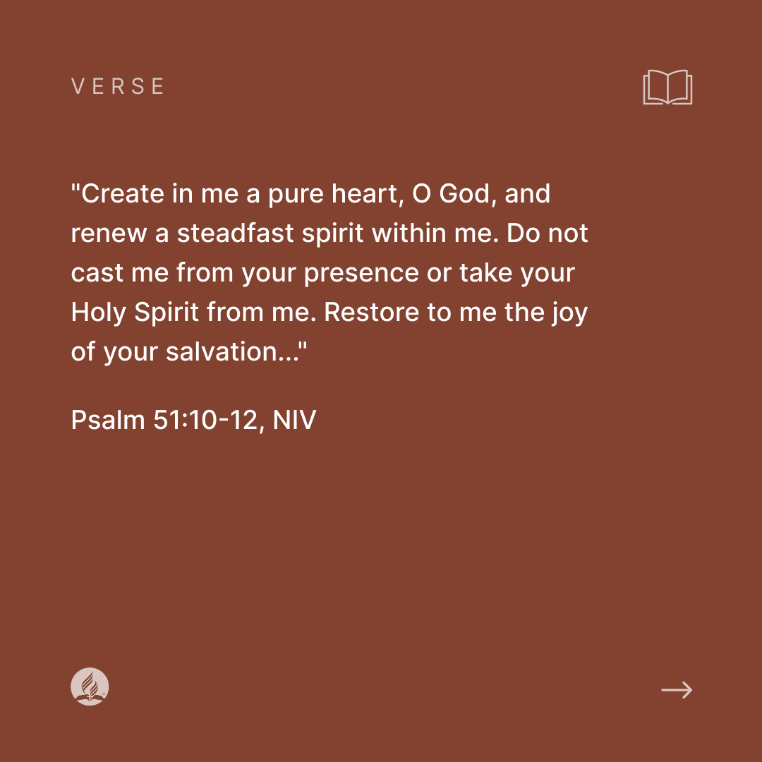 adventistchurch's tweet photo. David messed up badly, and even so, one of the most beautiful and heartfelt prayers came from that experience. If David's prayer stirs something in you, then pray it today. If you need prayer, DM us. If you're praying with us, like this post. Share it. https://t.co/SrY21fF6Qs