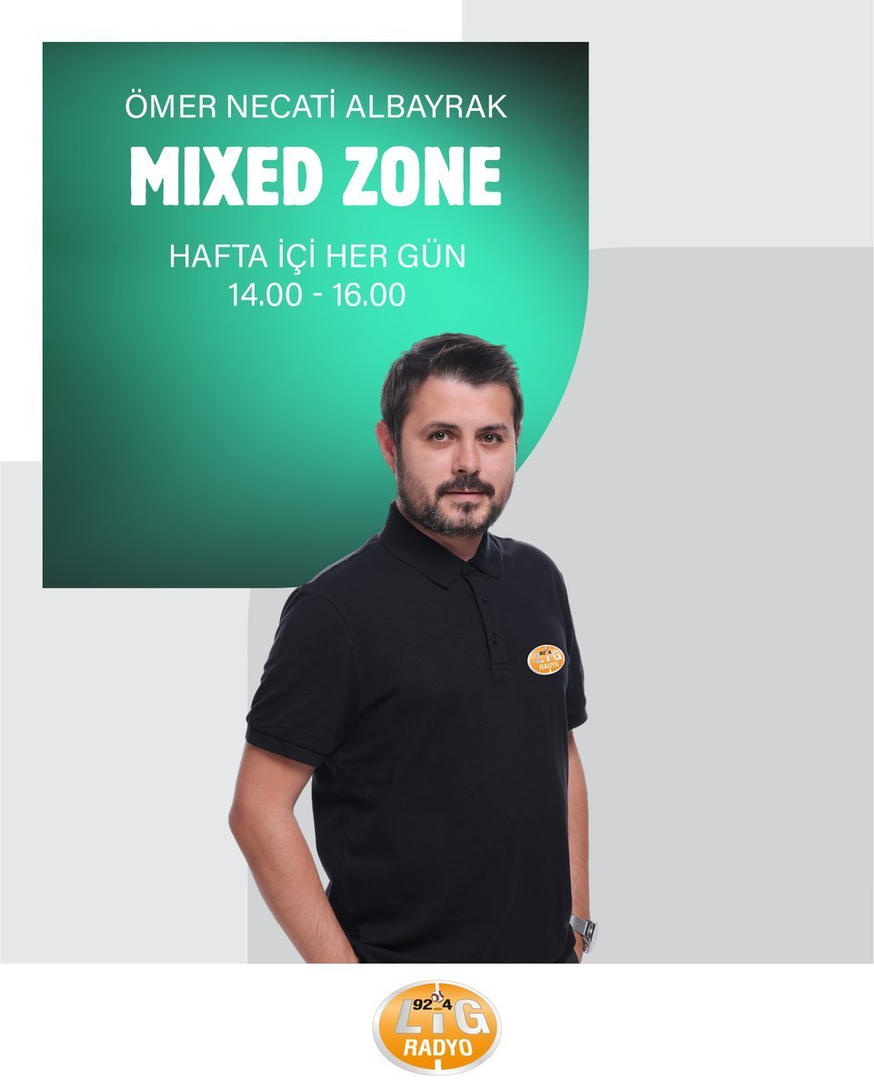 LigRadyo's tweet photo. 🎙️Ömer Necati Albayrak ile #MixedZone @LigRadyo'da başladı!
@necatialbayrak5
Canlı🔗https://t.co/CjYrOVDj1N https://t.co/wwc16h5GP1