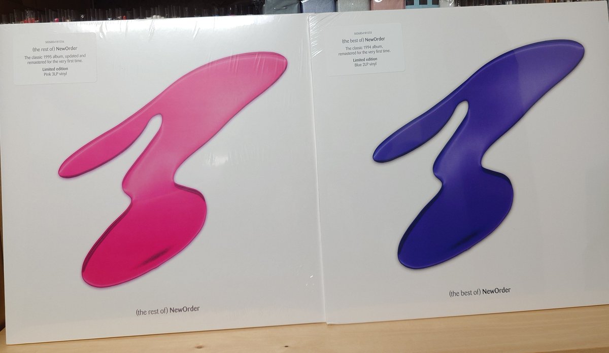 TMy5pNFZ2t1aopX's tweet photo. The Best Of New Order (2025 Remaster)
The Rest Of New Order (2025 Remaster)
#NewOrde
今回の目玉!オフィシャル限定ブルー、ピンクVinyl
アメリカ、ドイツを経由の長旅の末到着しました🙌✨ https://t.co/Dh348Dp9qk
