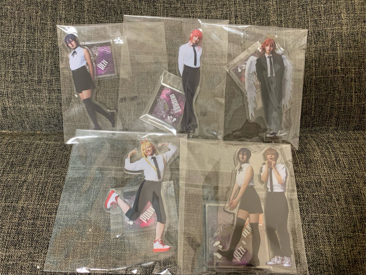 o_clock_lock's tweet photo. 【交換・譲渡】 チェンソーマン ザ・ステージ アクスタ クリアカード ステッカー

【譲】
☆デンジ、☆レゼ、パワー、★アキ、天使、☆マキマ、チェンソーマン、★デンジ&amp;レゼ、★アキ&amp;天使

【求】
アクスタ 暴力>定価+送料
(ビーム、暴力、コベニグッズ、応相談)

↓ https://t.co/z0vQThWbNi