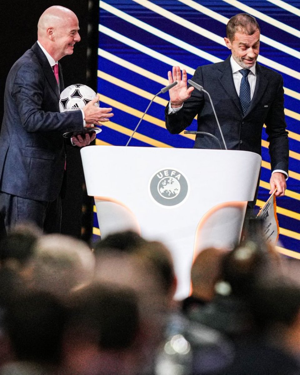 The_Forty_Four's tweet photo. 🚨UEFA are planning to have NO European teams at the World Cup if Infantino’s plans to sell the World Cup follow through🇪🇺❌ https://t.co/7jIdjoiboK