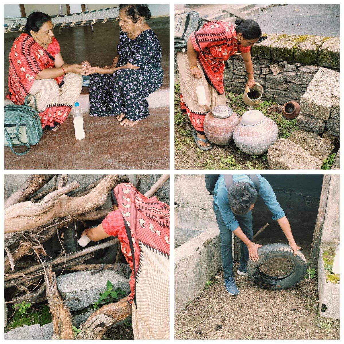 TeamHealthMalia's tweet photo. માળીયા તાલુકાના વિવિધ ગામોમાં આરોગ્ય કર્મચારીઓ દ્વારા વાહકજન્ય રોગ અટકાયટી કામગીરી હાથ ધરવામાં આવી અને લોકોને આ અંગે જાણકારી આપી વધારાનો ભંગાર, નકામા ટાયર અને પાણી ભરાય રહે તેવી વસ્તુઓ તાત્કાલિક દૂર કરવા માર્ગદર્શન આપવામાં આવ્યું. #Healthcare https://t.co/dHfd6vlQAa