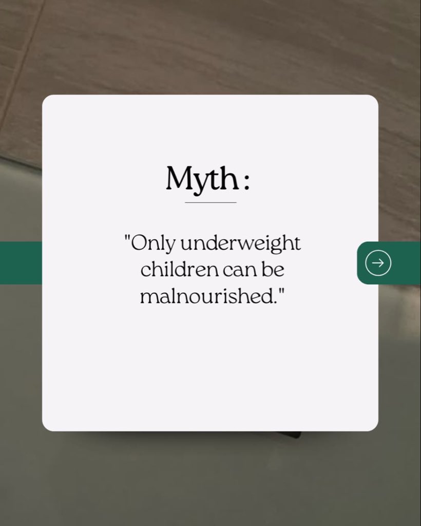 b_c_n__i's tweet photo. A child can look healthy—or even overweight—and still be malnourished.
Malnutrition includes undernutrition, overweight, obesity, and vitamin/mineral deficiencies.
💬 Did you know? Share your thoughts!
#MythBustersWednesday #BoyChildNutrition #MalnutritionAwareness https://t.co/6YT0hAPtF0
