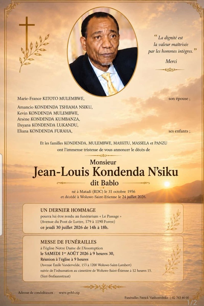 k_mbelu's tweet photo. Adieu M. Bablo 💔 un homme exceptionnel qui aura marqué son parcours par son professionnalisme et son humanité.  Travailler avec vous était très rassurant ! Merci pour tout ce que vous avez fait en coulisses et que vos bonnes œuvres,  votre sens de la justice vous accompagnent. https://t.co/bQCspZg0p0