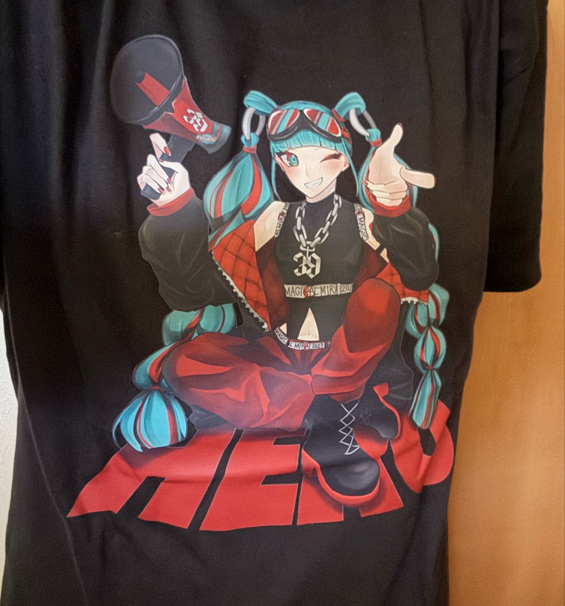 Tシャツを作りました📢❤️ マジミラに着ていくぞ〜‼️‼️