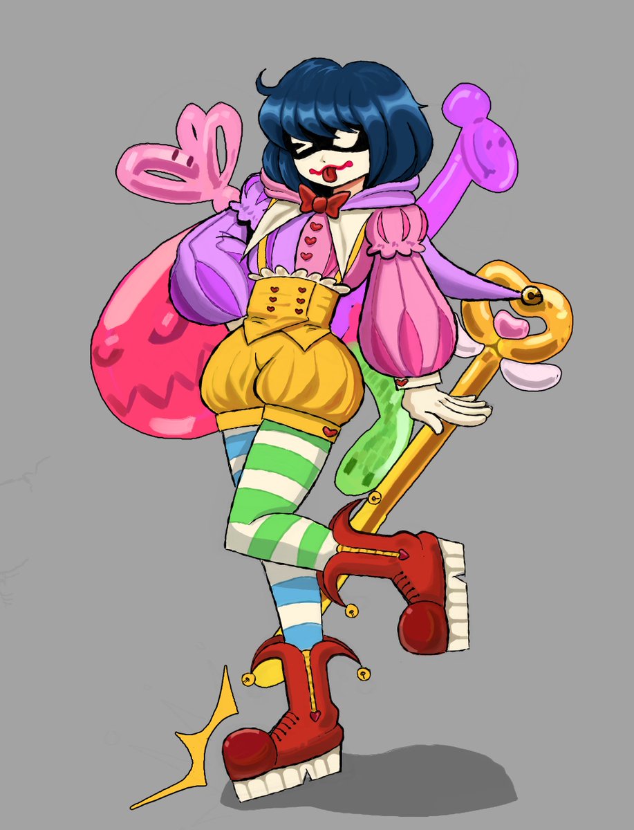 404CircusBug's tweet photo. Third attack for: BLAKE a cute 𝓜𝓪𝓰𝓲𝓬𝓪𝓵 𝓖𝓲𝓻𝓵 of this culiao hjo de pta @InkyAlpaca 
#artfight2026ㅤ 
#artfightㅤ https://t.co/Y7TMUM1gBe