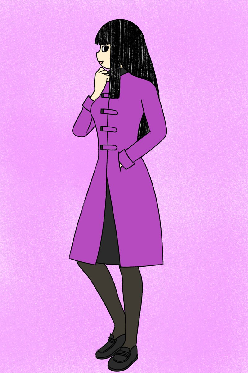 Libellart_'s tweet photo. Kazuko

I like to imagine she has contacts and can wear them but deliberately chooses to wear the glasses. https://t.co/tOQf1rweQu