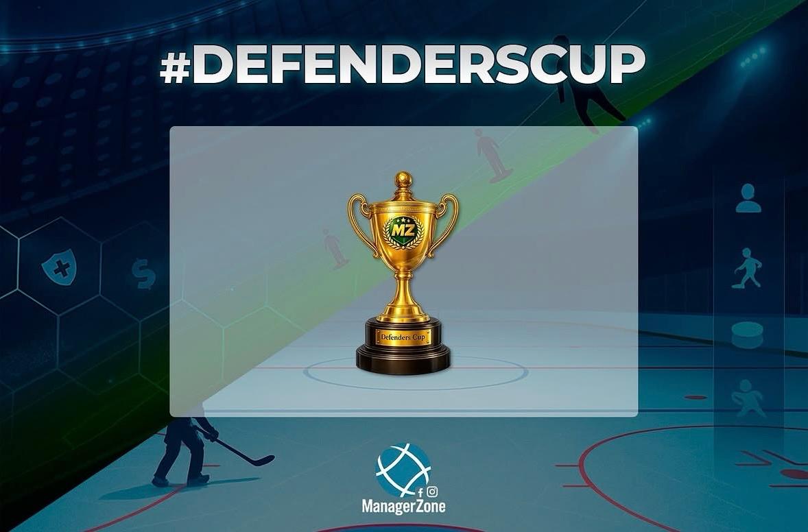 ManagerZone's tweet photo. The legendary Defenders Cup is back, one of ManagerZone's oldest official competitions. If your defense is strong enough to stop the world's best attackers, this is your chance to fight for another prestigious trophy. https://t.co/HLcKc4dAuS