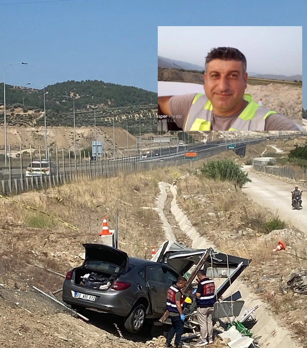 isigmeclisi's tweet photo. Mehmet Tunca..
45 yaşında, Fernas'ın yaptığı Aydın-Denizli otoyolunda bekçi..
Nazilli'de sabah sularında bir otomobilin yoldan çıkıp yol yapım şantiyesindeki bekçi kulübesine çarpması sonucu hayatını kaybetti.. https://t.co/XUinK0yvpg