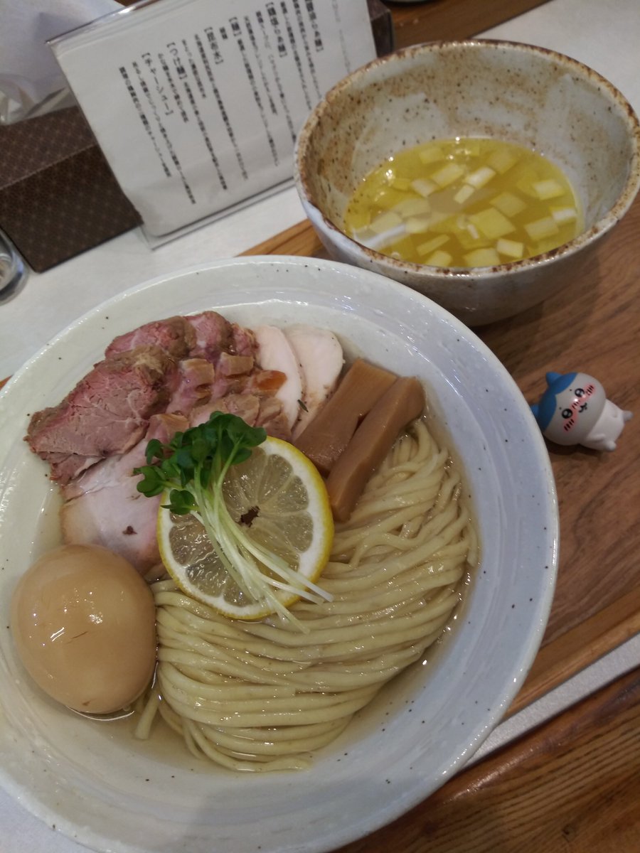 nanjoyas's tweet photo. RAMEN TSUKEMEN YAMATO
…中央林間駅
特製昆布水つけ麺(塩)

🔰訪問
鶏出汁の効いたつけ汁に昆布水
には鰹出汁が入って⭕
麺は良く締まってかなり旨い👍
リピ決定ですなぁ~😋
美味しいよ🤤🎵

#menjolno #丼of麺finity
#RAMEN_TSUKEMEN_YAMATO https://t.co/1Xprj3MD37