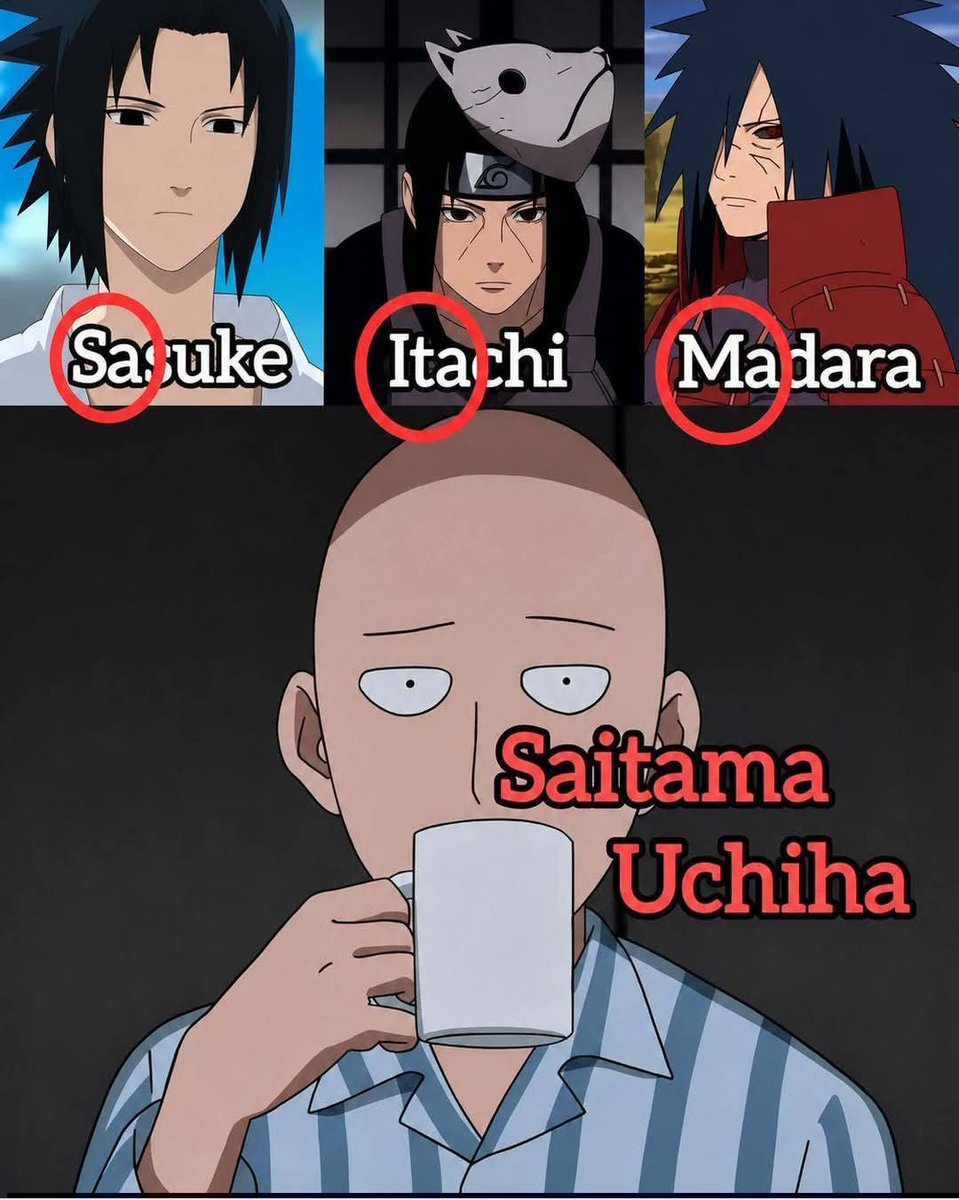 ramui05's tweet photo. Thr ultimate Uchiha didn't need eyes ,he just needed 100 push-ups, 100 sit-ups , and a 10 km run https://t.co/WMsviE44SU