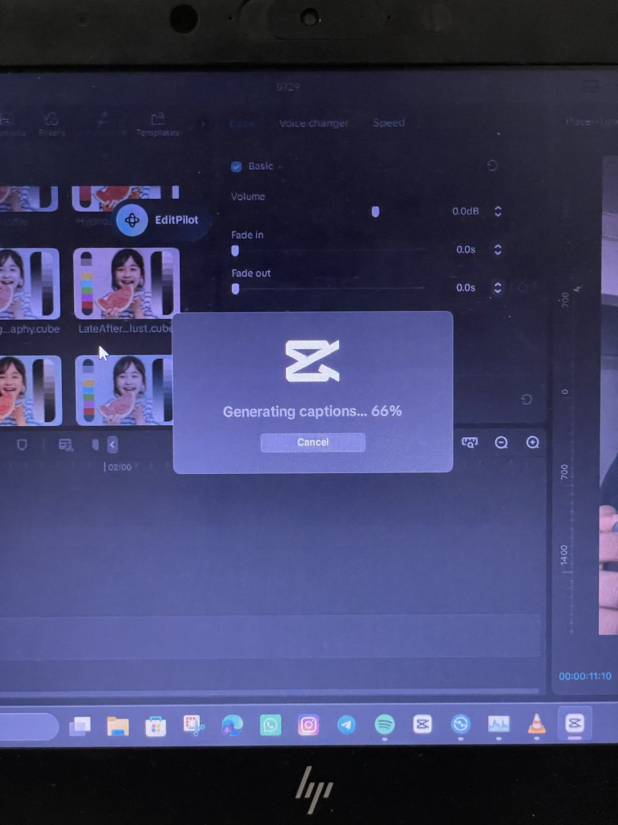 david_onyeije's tweet photo. People see the final video, not the work behind it.
Generating captions is one of those small details that keeps viewers engaged and message clear.
Good editing is in the details.
Creatives, what’s one part of your workflow people always overlook?
#VideoEditing #VideoEditor https://t.co/FHGPm8It08