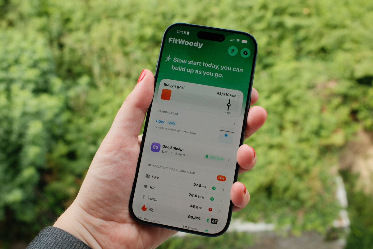 Patricia_Bedoya's tweet photo. My partner and I have been building FitWoody for years. 

This week it's 20% off on the annual plan for #IndieAppSales 🎉

https://t.co/9c5ZaAqzfp

Built for the days you want to give up. https://t.co/0uidyWDIrb