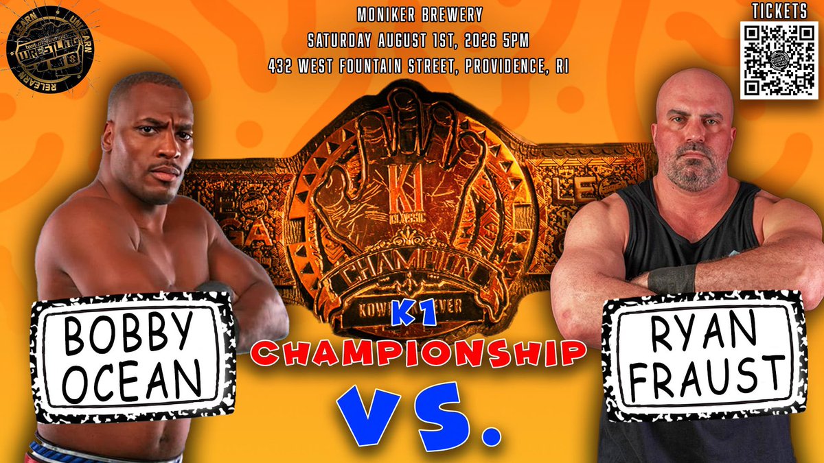 toswrestling1's tweet photo. This Saturday August 1 @toswrestling1 presents #houserules5 at @monikerbrewery in Providence RI 💥 we’re coming in hot with eight main event level fights featuring TOS Champion #ichiban K1 Classic Champion @RyanFWrestles Tag Team Champions #scamlikely and more! 🎟️ preorder now 🎟️ https://t.co/K9sLFohRo7