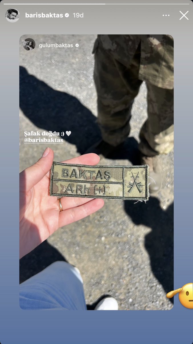 barisetkinlik's tweet photo. #BarışBaktaş'ın Instagram Hikayesi 🫡 https://t.co/PJn4RNT7K3