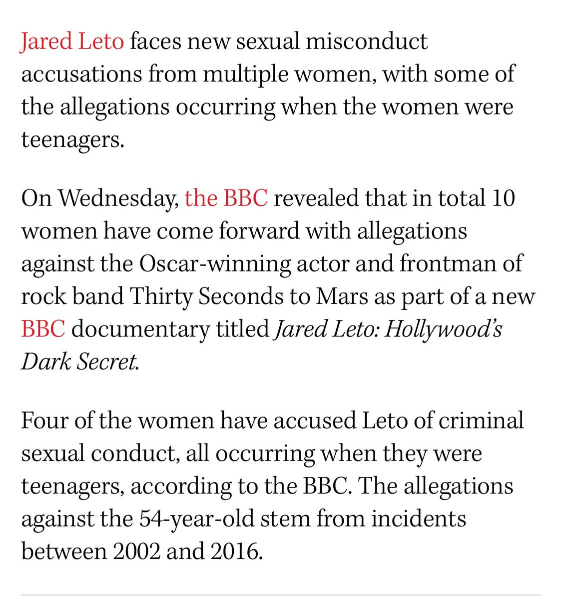 carolinekwan's tweet photo. TEN women in addition to the NUMEROUS allegations that preceded this report and yet this man still has had a career AND FACED ZERO REPERCUSSIONS. 

TAKE HIM DOWN https://t.co/CF3bEnNcB6