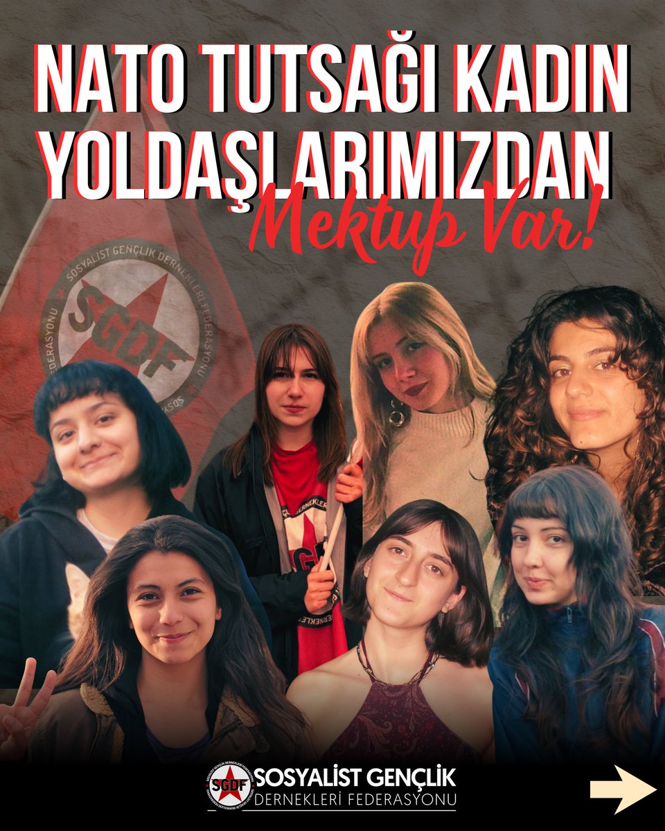 sgdfiletisim12's tweet photo. Ankara’da NATO zirvesi öncesi tutuklanan ve Sincan Kadın Kapalı Hapishanesi’nde kalan yoldaşlarımızdan mektup var.

NATO tutsaklarına özgürlük!

👇🏻 https://t.co/qPSi0RXD9f