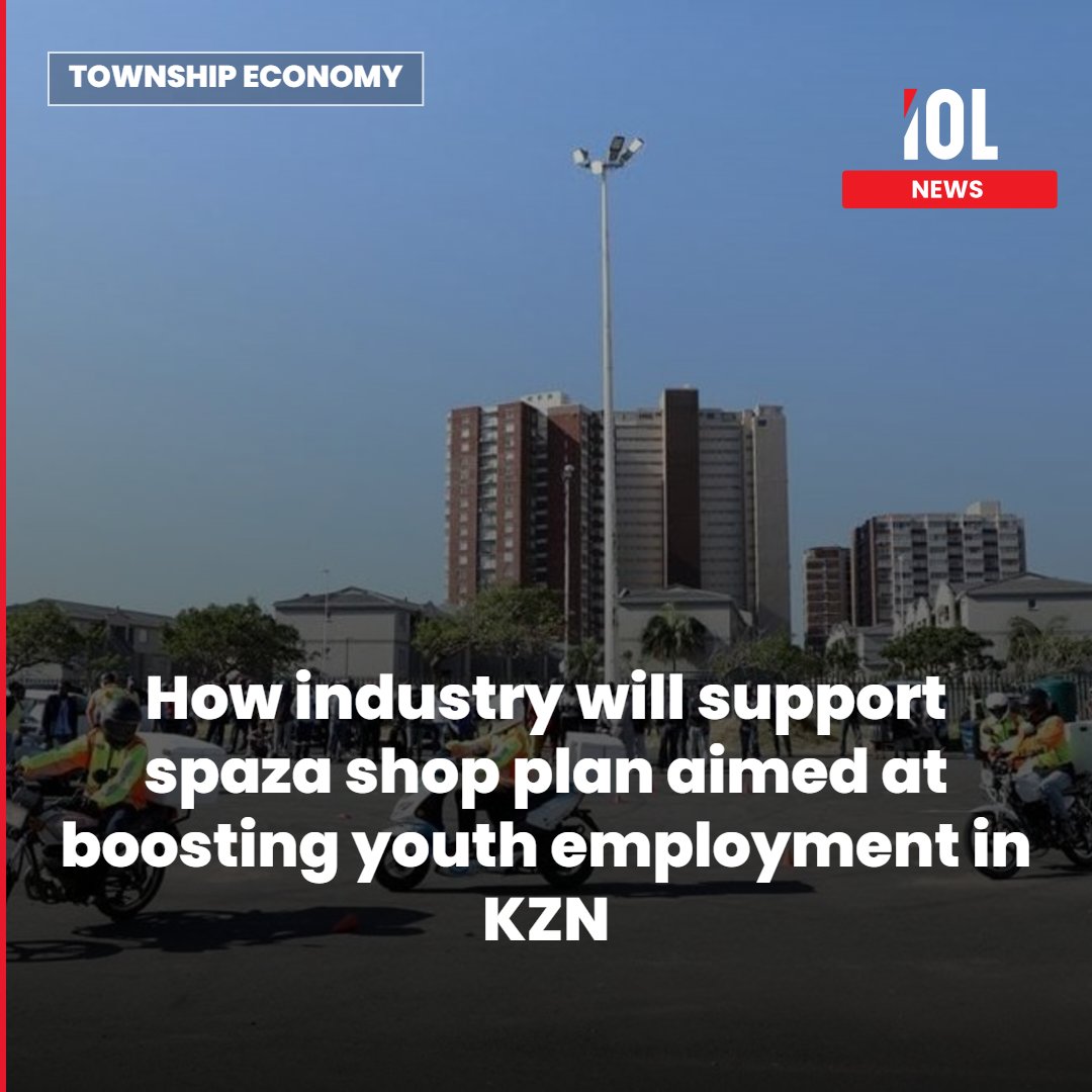 IOL's tweet photo. KZN drives spaza shop plan to unlock youth jobs, with industry backing small retailers, boosting township economies and supply chains as government targets scalable employment solutions.
Read on: https://t.co/ZOdxNnLx2I
#KZN #SpazaShops #YouthEmployment #TownshipEconomy https://t.co/kU5EK5XWpi