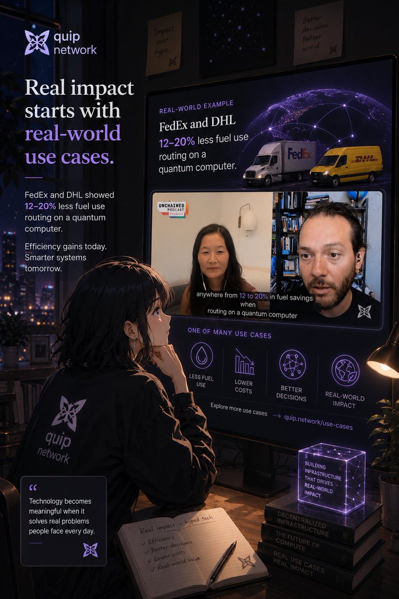 dearliaa14's tweet photo. Every new technology goes through the same cycle.

First, people talk about what's possible. Eventually, the conversation shifts to what's useful.

That's the stage I find most interesting, and it's why examples like this from @quipnetwork stand out to me. https://t.co/Rv8JSK1IBs