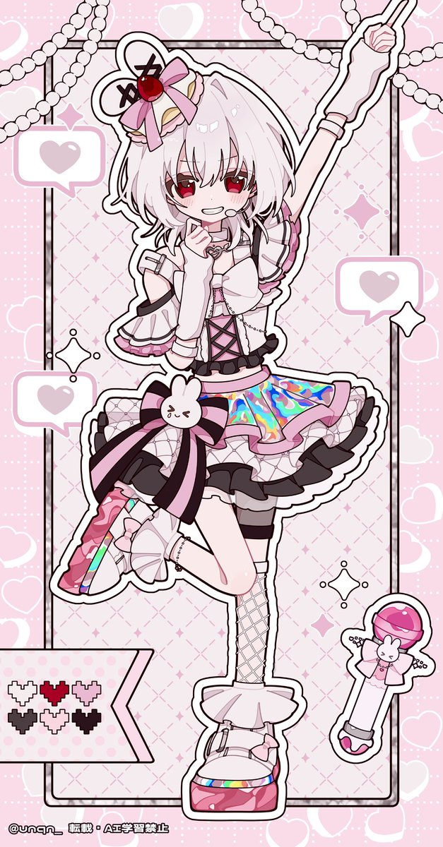 unqn_'s tweet photo. アイドル❕ #OC https://t.co/jddcnTdfzy
