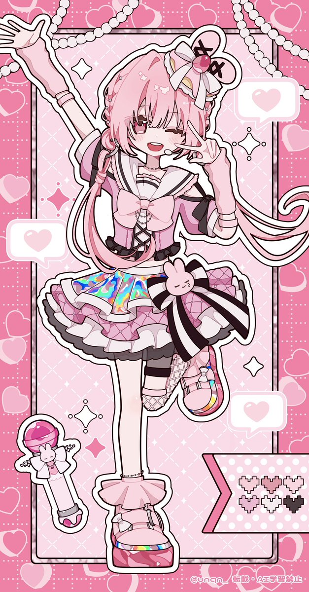 unqn_'s tweet photo. アイドル❕ #OC https://t.co/jddcnTdfzy