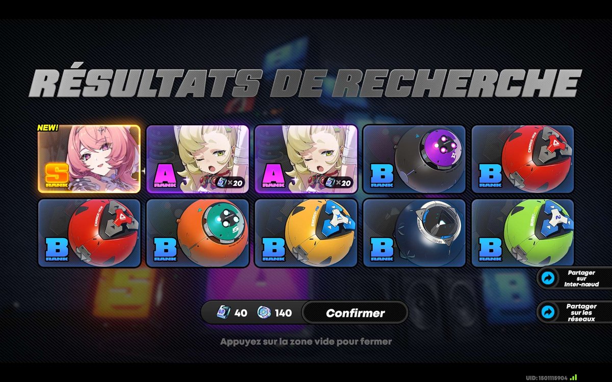 _Queen_Miya_'s tweet photo. #ZenelessZoneZero #ZZZ
Rémielle en garantie à 28 de pity, son arme à 22 de pity (75/25 gagné), Aria à 74 de pity ENFIN un 50/50 gagner !!!) et le bangboo à 77 🥺 ⬇ https://t.co/33i1SprjDa