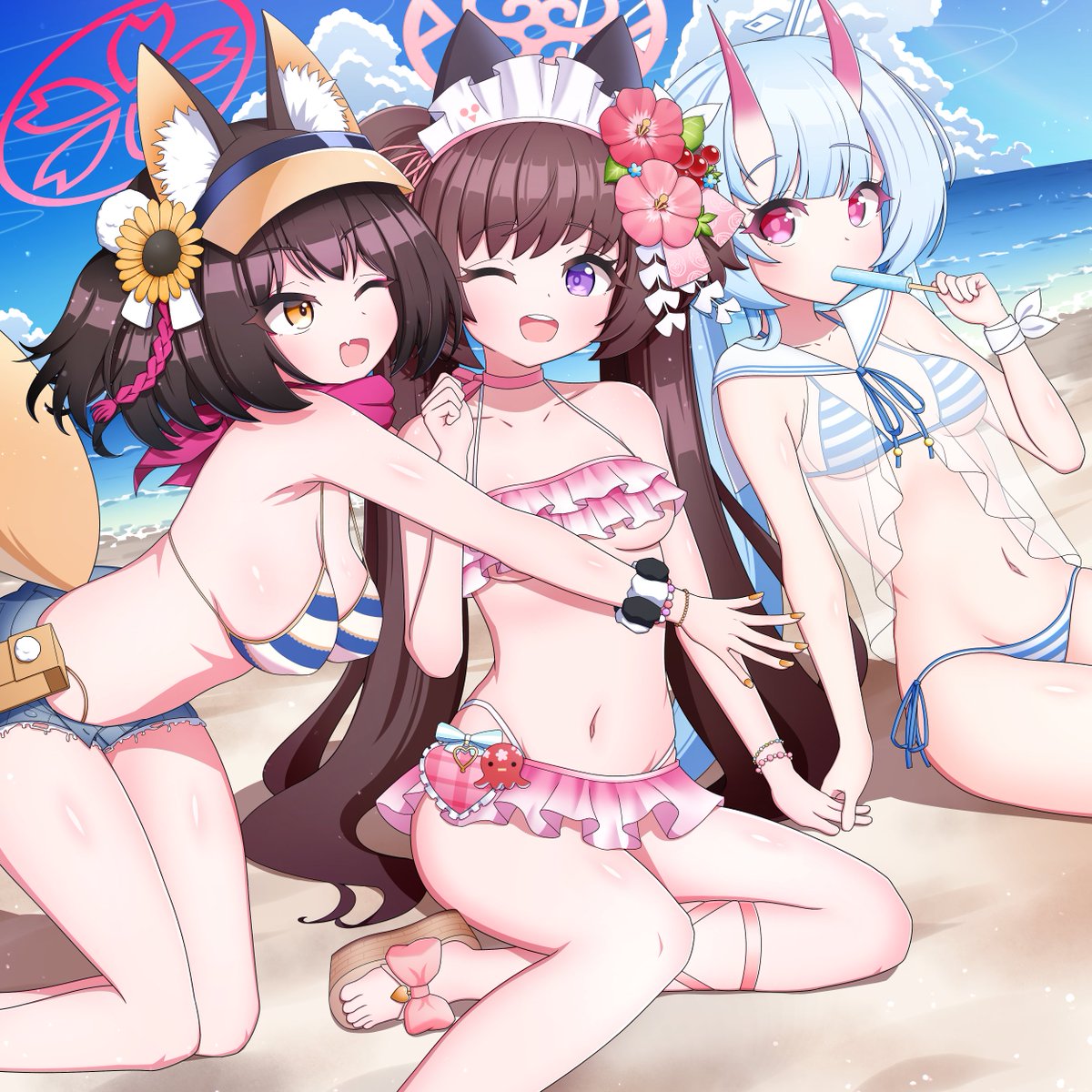 Cork_COM3D2's tweet photo. 夏コミで出す予定のCDのジャケを描いたよ～
また改めて告知します～～
（地震の影響で発送が間に合うかわからんくなってるけど！） https://t.co/ob2VIaXzBd